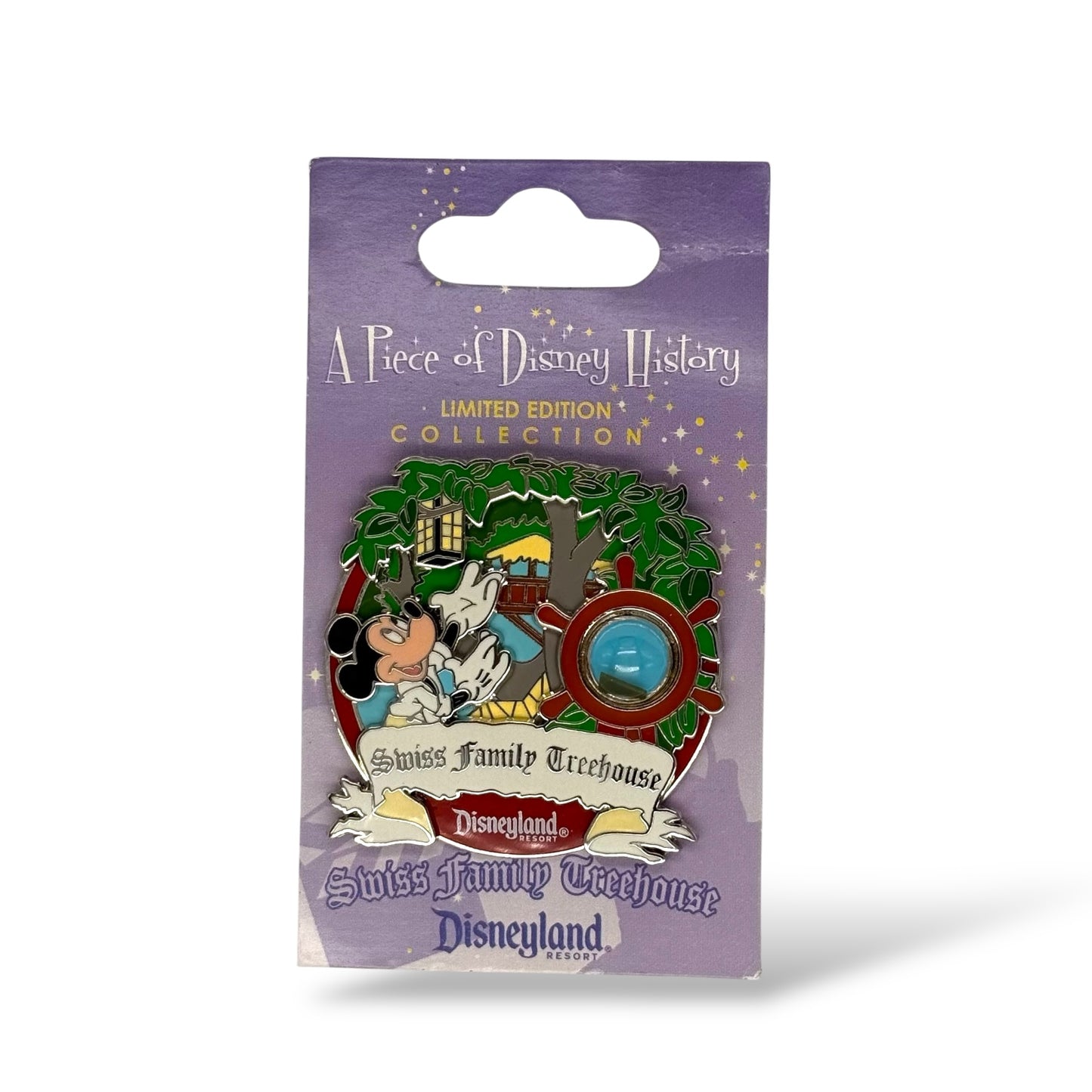 DLR Piece of Disney History Swiss Family Treehouse Pin