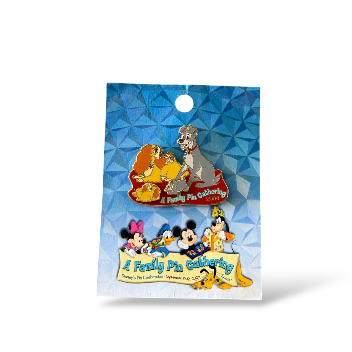 WDW A Family Pin Gathering Lady and The Tramp Pin