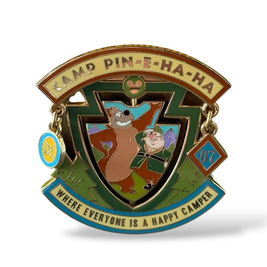 DLR Camp Pin-e-ha-ha Event Logo Pin