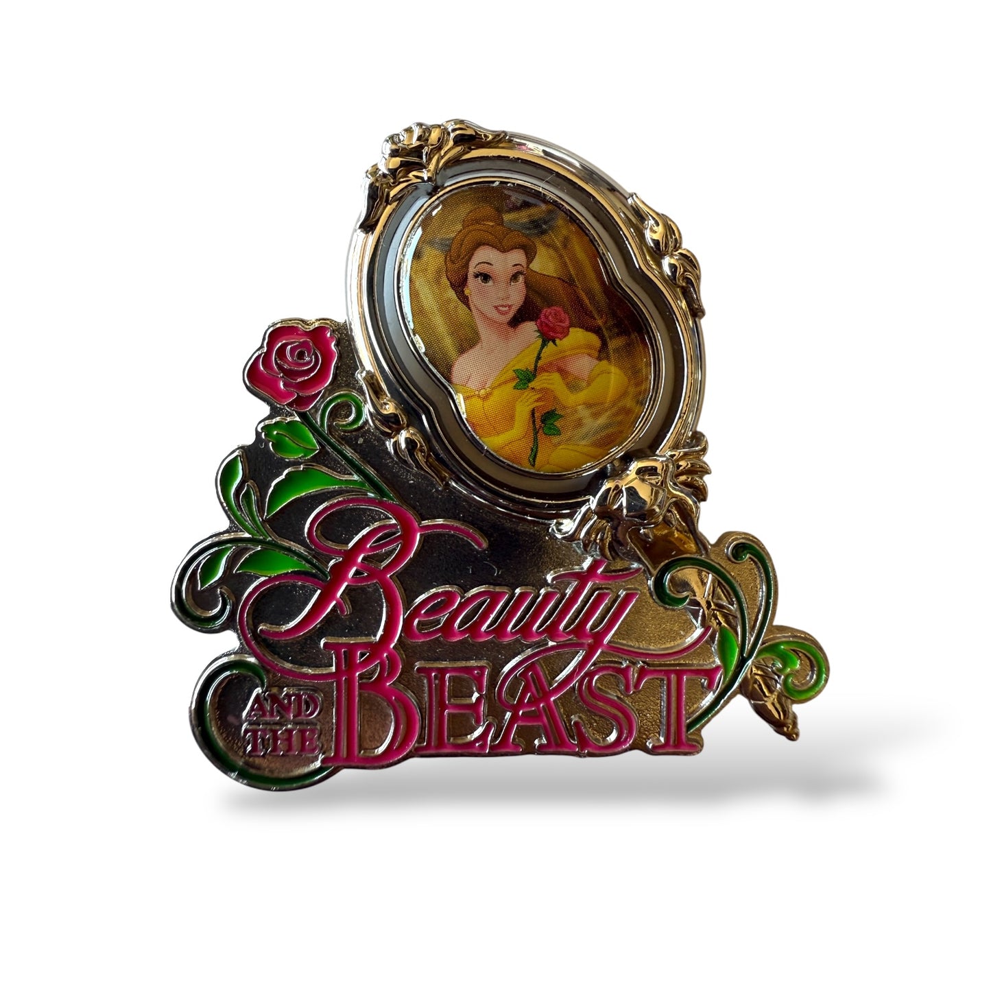 Disney Parks Beauty And The Beast Spinner Pin
