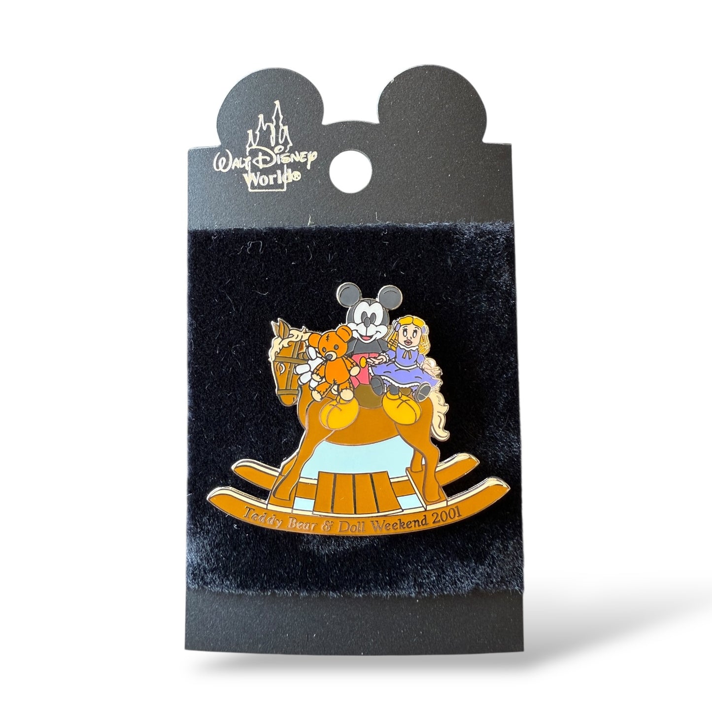 WDW Teddy Bear and Doll Weekend 2001 Mickey Mouse Pin