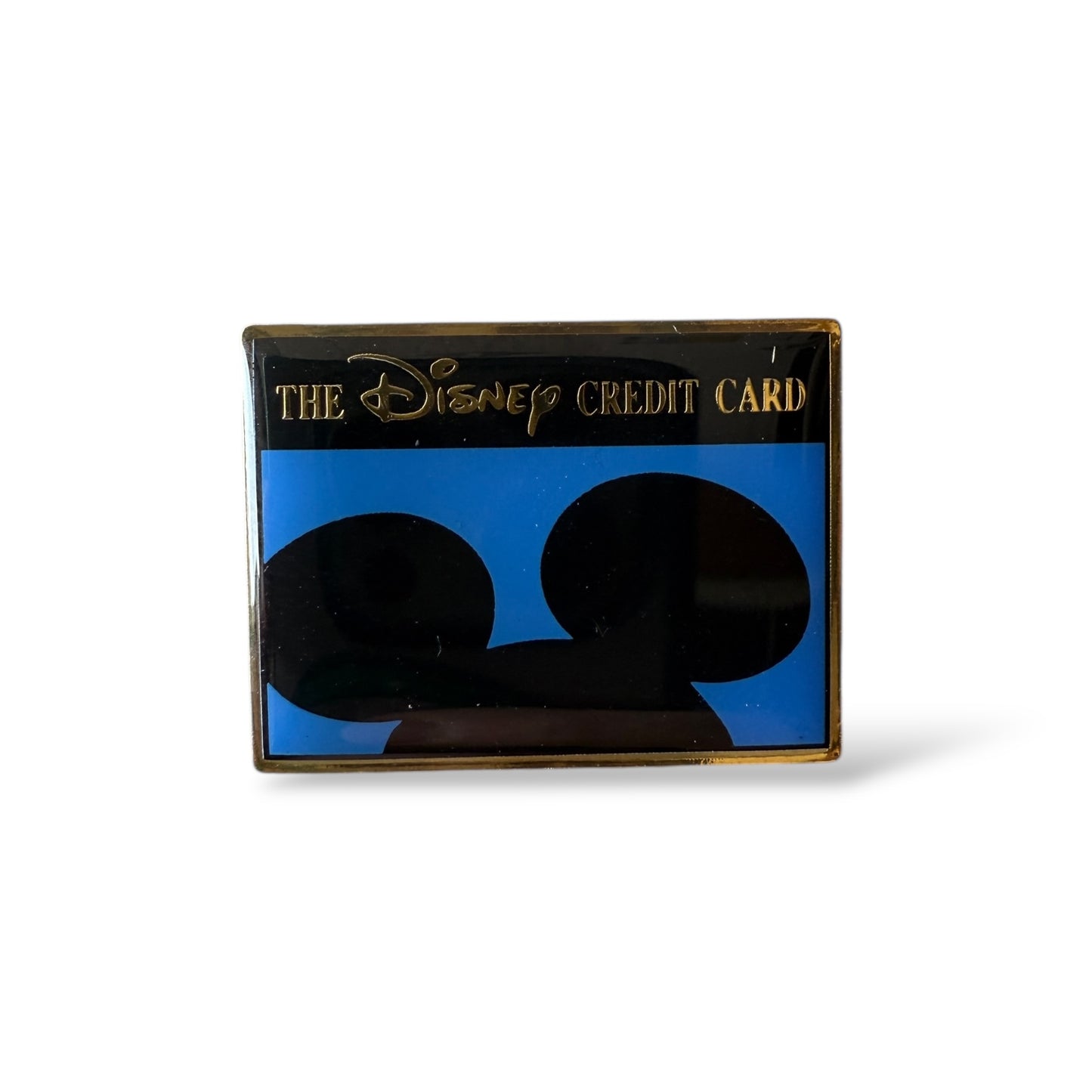 Disney Parks Disneyana Business Group 2000 The Disney Credit Card Mickey Mouse Ears Pin