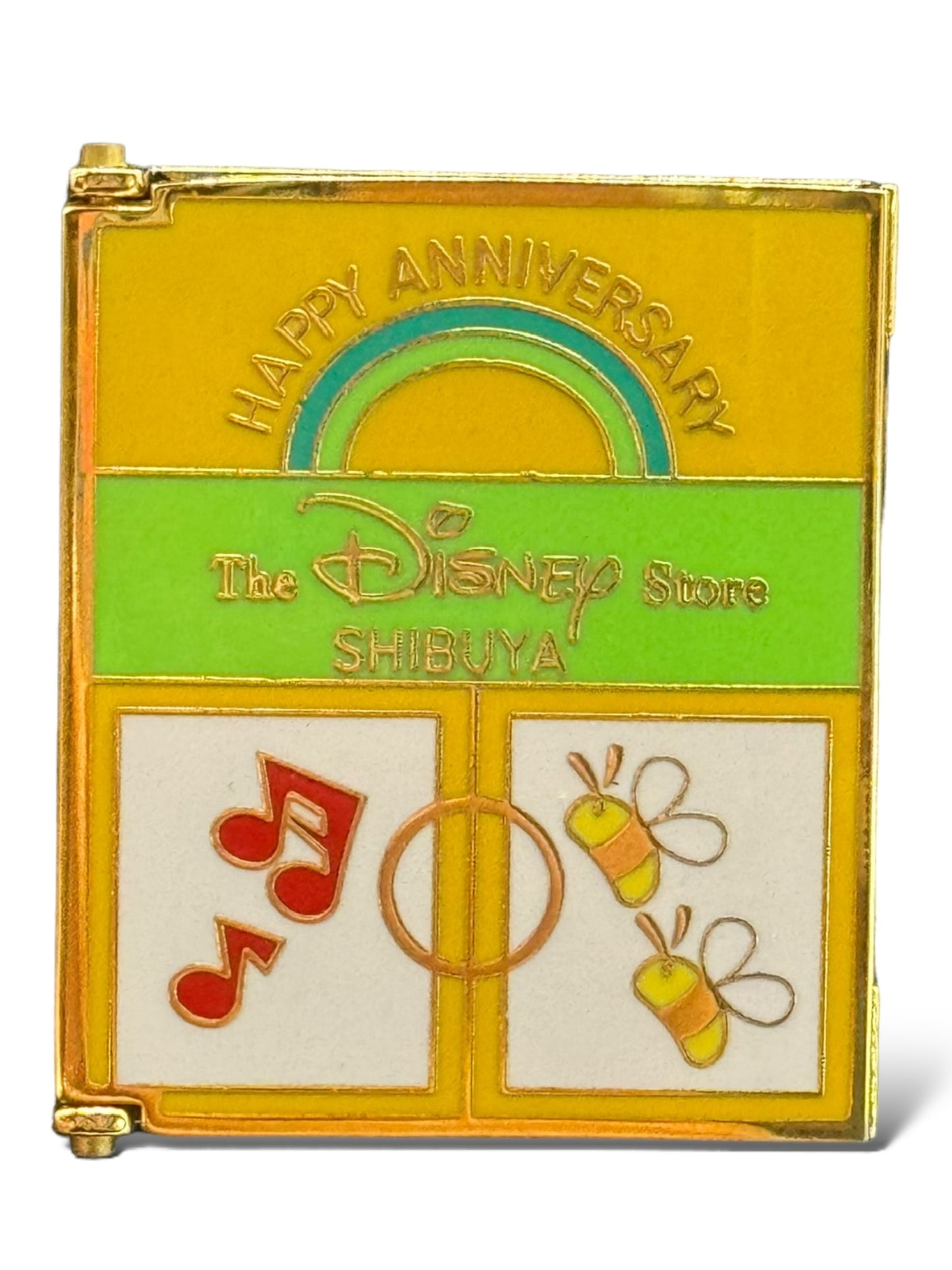 JDS 1st Anniversary Shinuya Colored Doors Pooh Yellow Door Pin