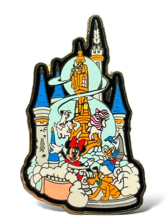 WDW Snow Globe Parade Cinderella's Castle Pin