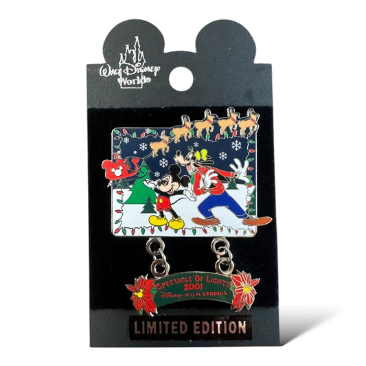 Disney Parks Osborne Spectacle of Lights 2001 Mickey and Goofy Pin