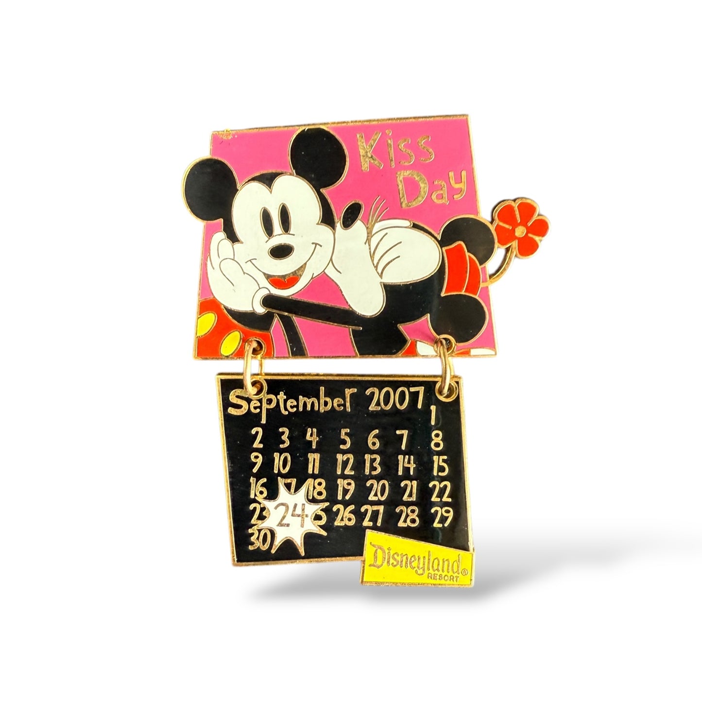 DLR Holidaze Calendar September Mickey and Minnie Pin
