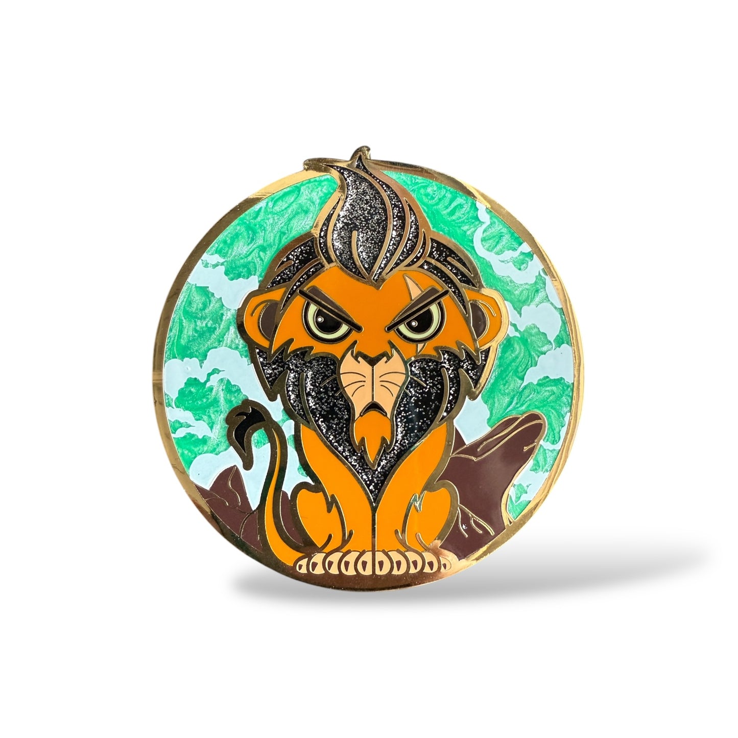 Monogram Cute Villains Scar Pin