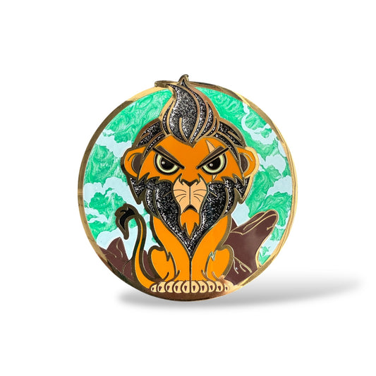 Monogram Cute Villains Scar Pin