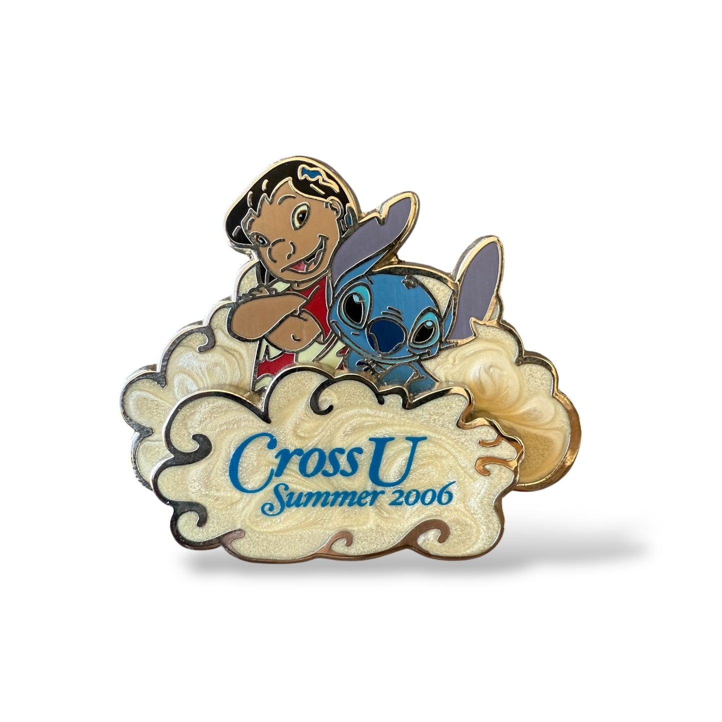 DEC Cross U Summer 2006 Lilo & Stitch Pin