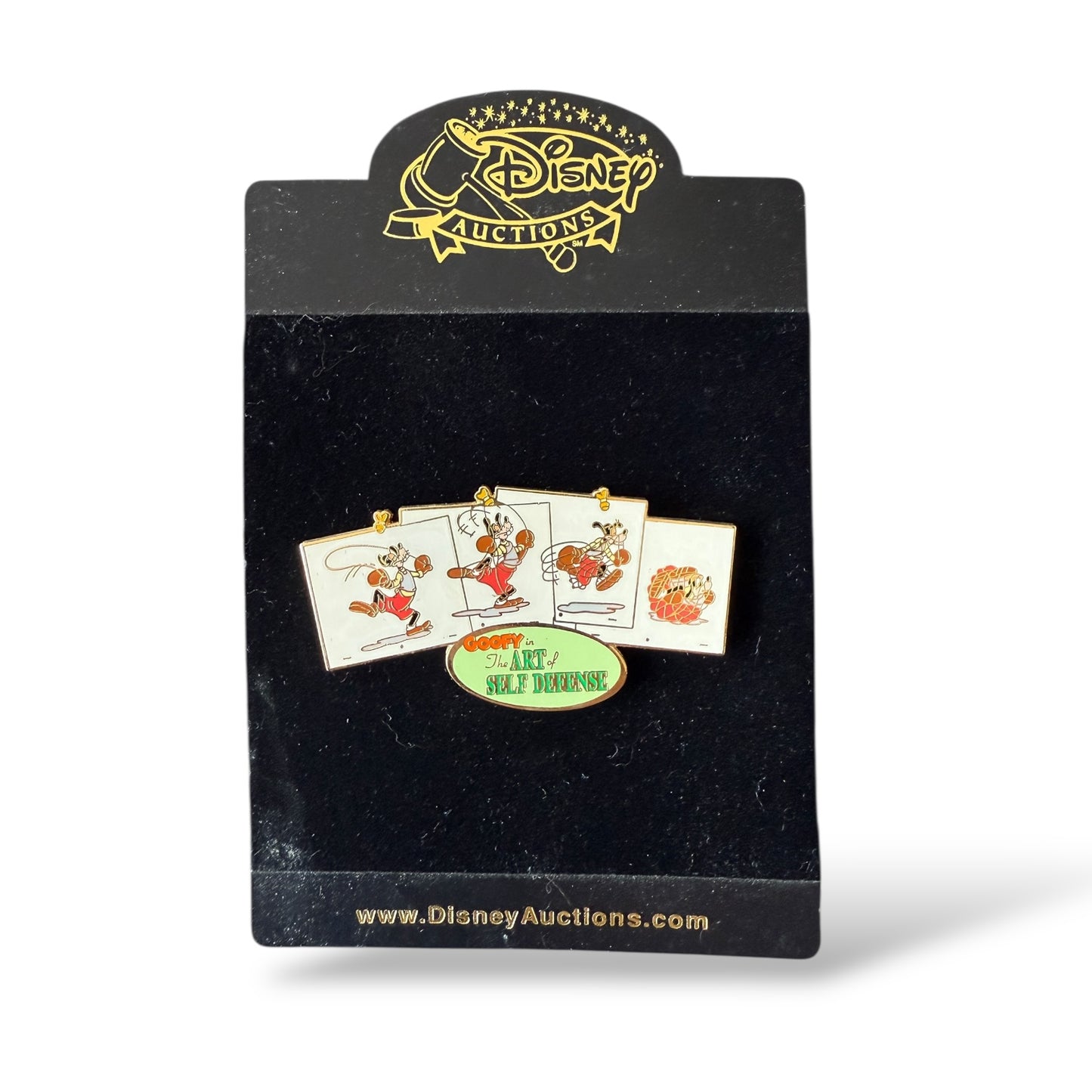 Disney Auctions Goofy Art of Self Defense Pin