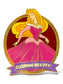 JDS Glitter Ovals Aurora Pin