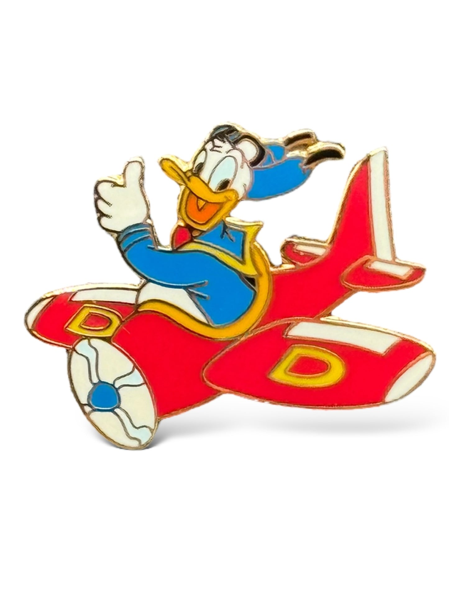 WDW Walt Disney Travel Company Donald Flying Airplane Pin