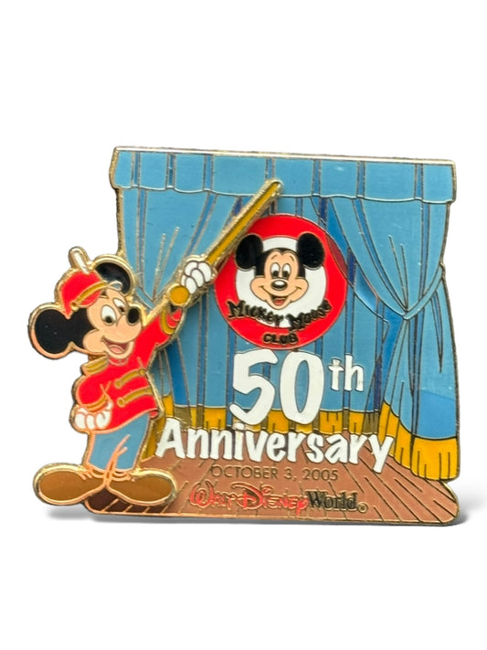 WDW Mickey Mouse Club 50th Anniversary Pin