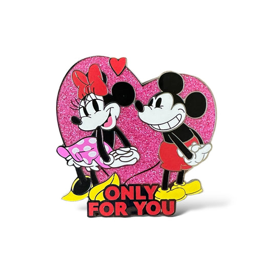 DLRP Valentine's Day Mickey and Minnie Only For You Pin