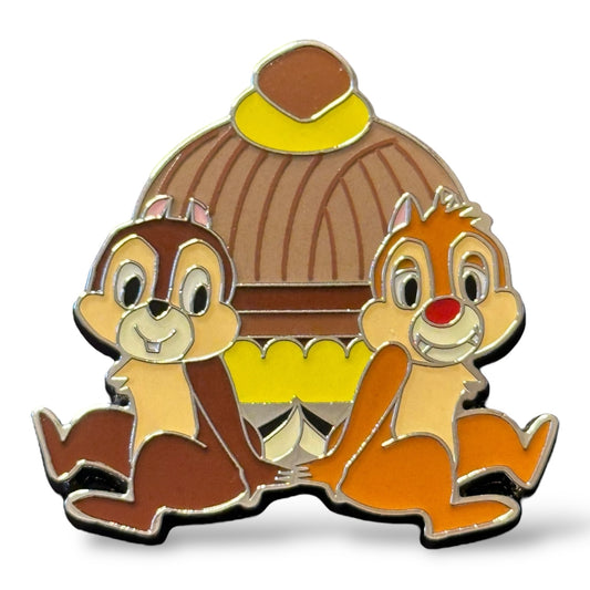 HKDL Pin Trading Carnival 2024 Chip n' Dale Desserts Mystery Chocolate Cake Completer Pin