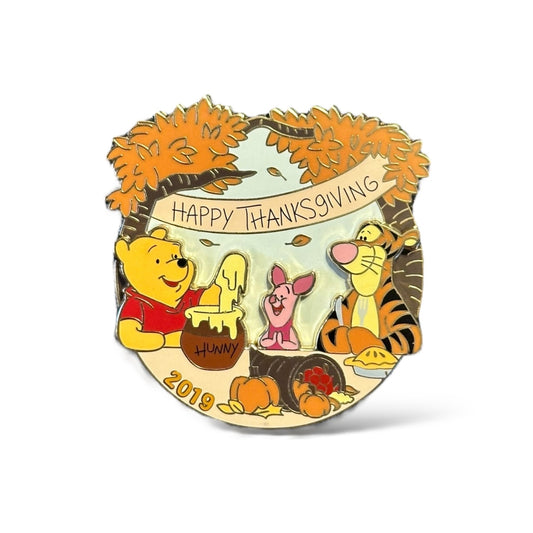 WDW Thanksgiving 2019 Pooh and Friends Pin