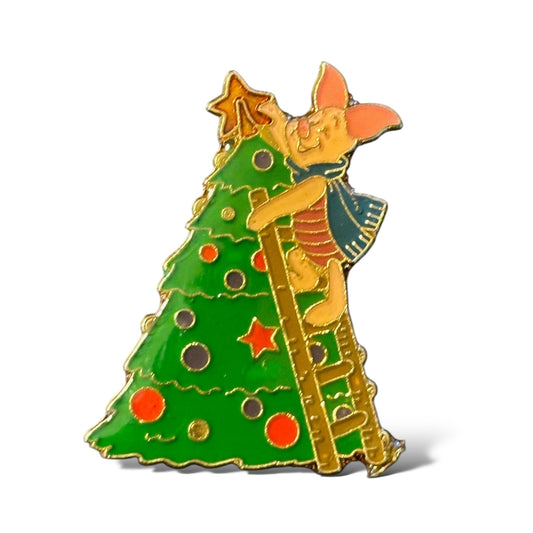 Disney Shopping Pooh & Friends An Enchanted Christmas Piglet Decorating Tree Pin