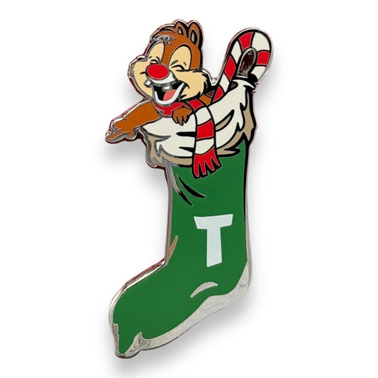 DLRP Chip and Dale Christmas Stocking 2 Pin Set