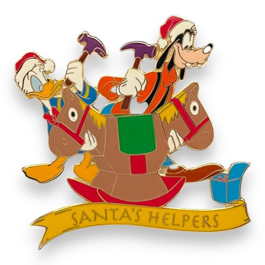 Disney Auctions Santa's Helpers Goofy and Donald Pin