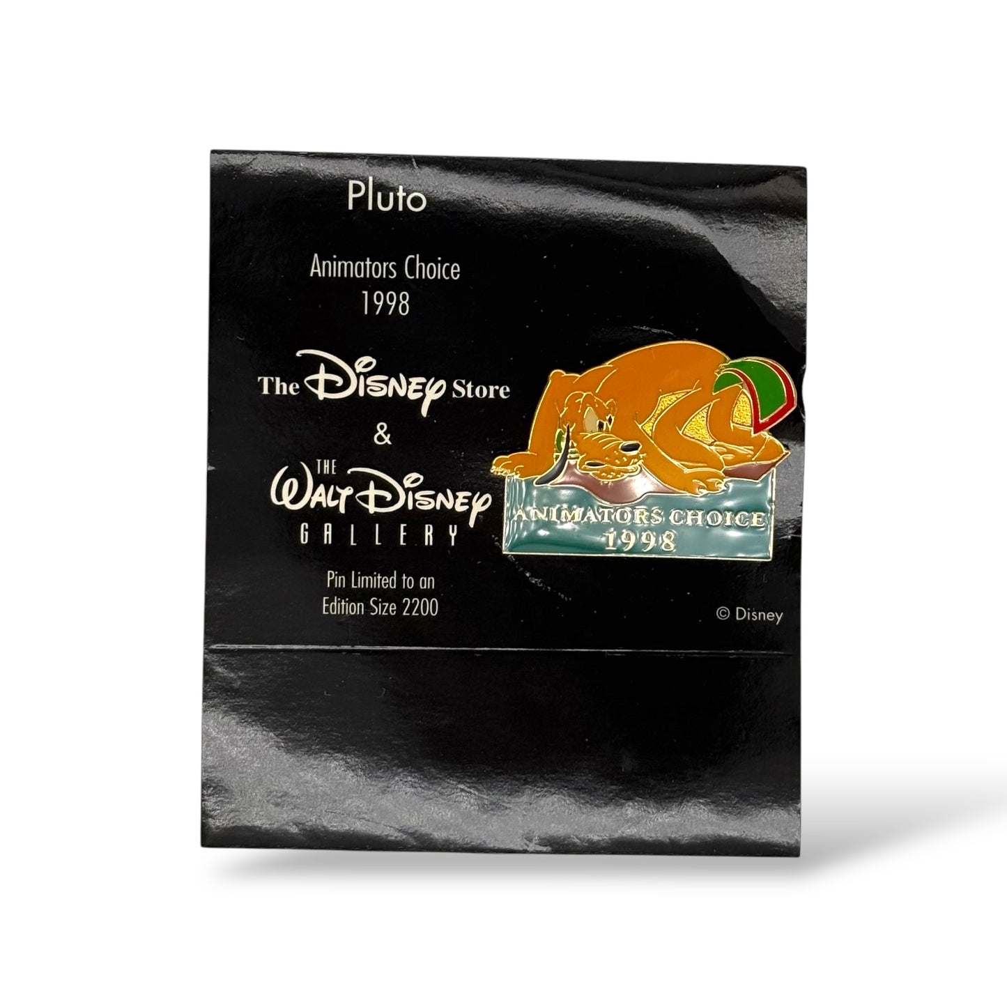 Disney Parks Animators Choice 1998 Pluto Sculpture Pin
