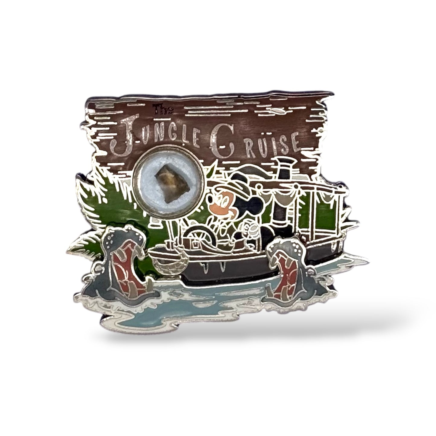 DLR Piece of Disney History Mickey Jungle Cruise Pin