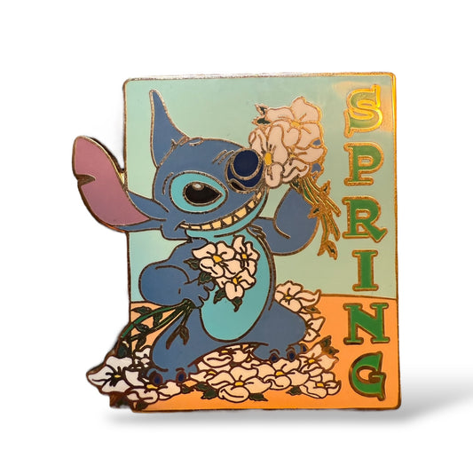 Disney Auctions Stitch Seasons Spring Pin
