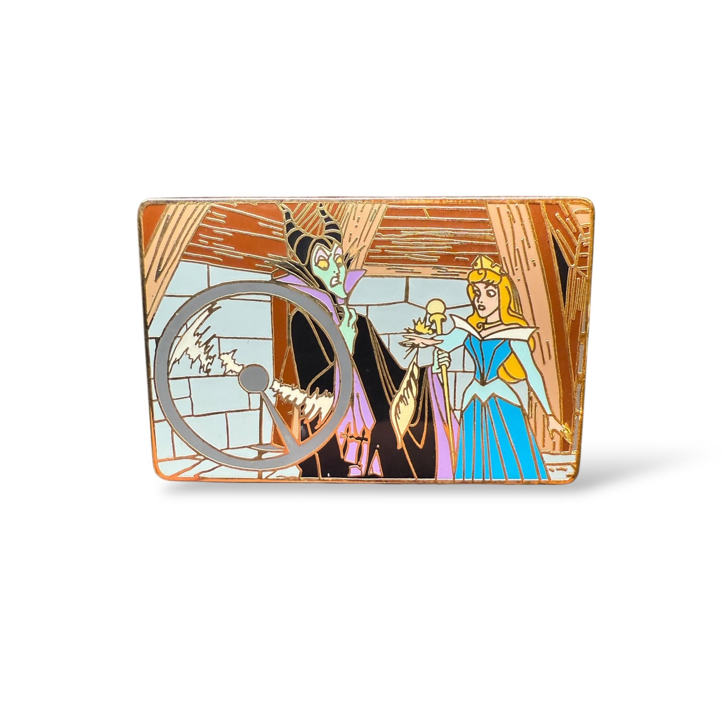 Disney Auctions Aurora Spinning Wheel Pin