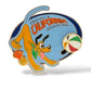 DCA Beach Series Beach Ball Pluto Swivel Pin
