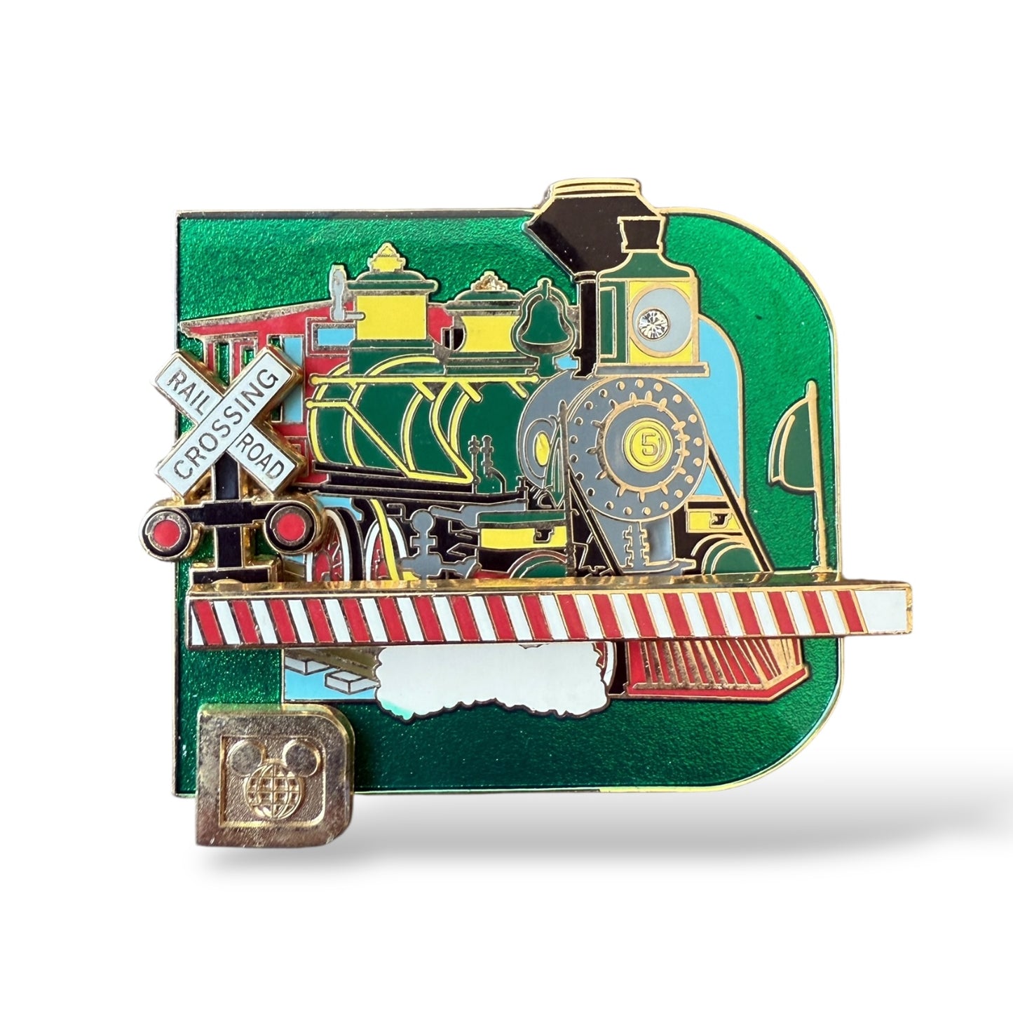 WDW Classic 'D' Collection Disneyland Railroad Pin