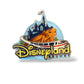 DLR Disneyland Resort Blue 3D Logo Pin