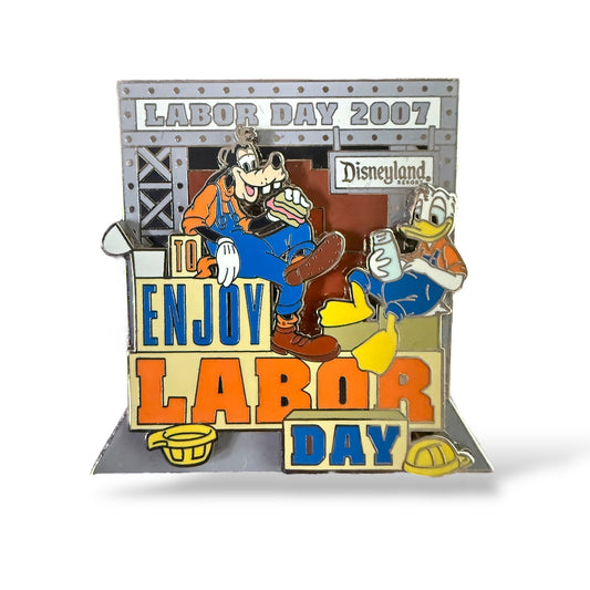 DLR Labor Day 2007 Donald Duck and Goofy Pin