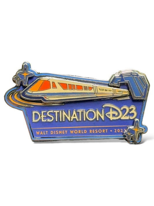 WDW Destination D23 Monorail Pin