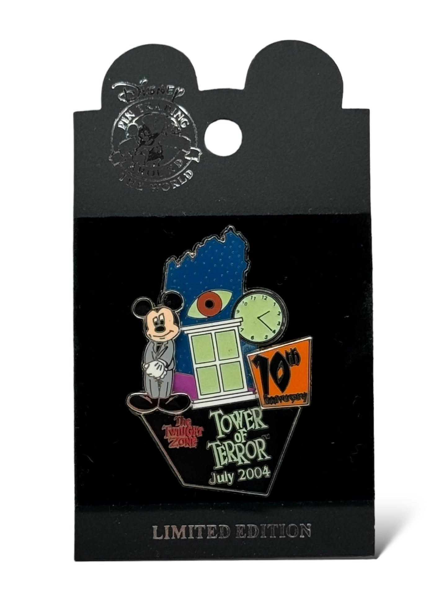 WDW Tower of Terror 10th Anniversary Mickey Pin