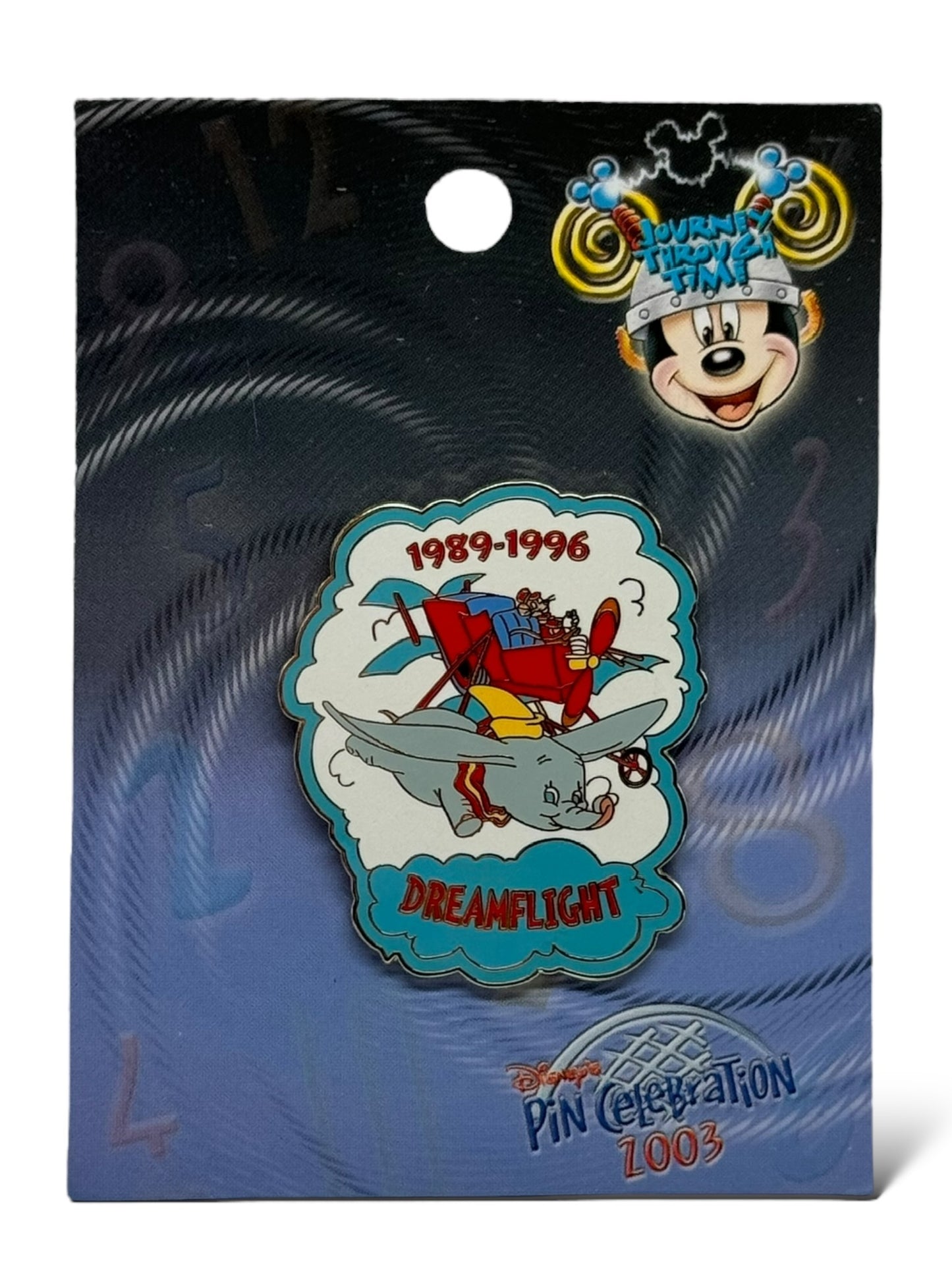 WDW Journey Through Time Pin Event 2003 Dreamflight 1989-1996 Dumbo Pin