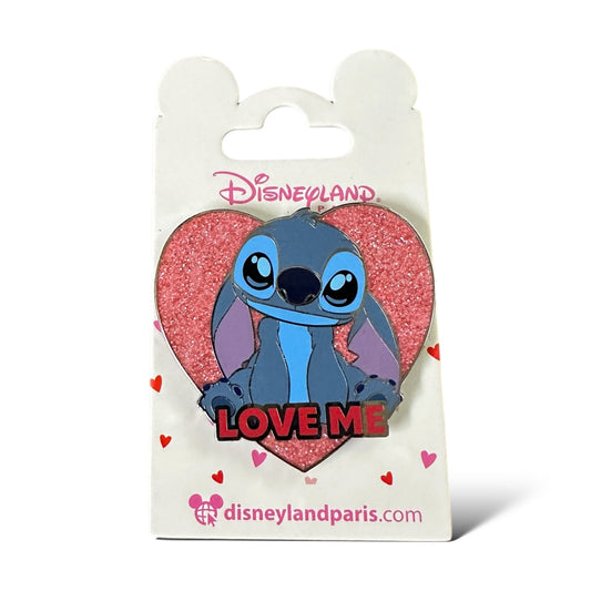 DLRP Valentine's Day Stitch Love Me Pin