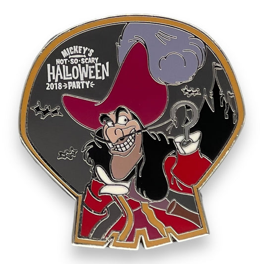 WDW Mickey's Not So Scary Halloween Party 2018 Mystery Captain Hook Pin