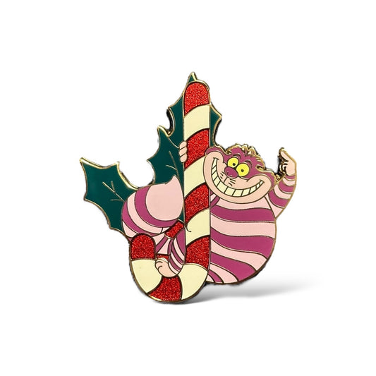 DSSH Holiday 2009 Cheshire Cat with Candy Cane Pin