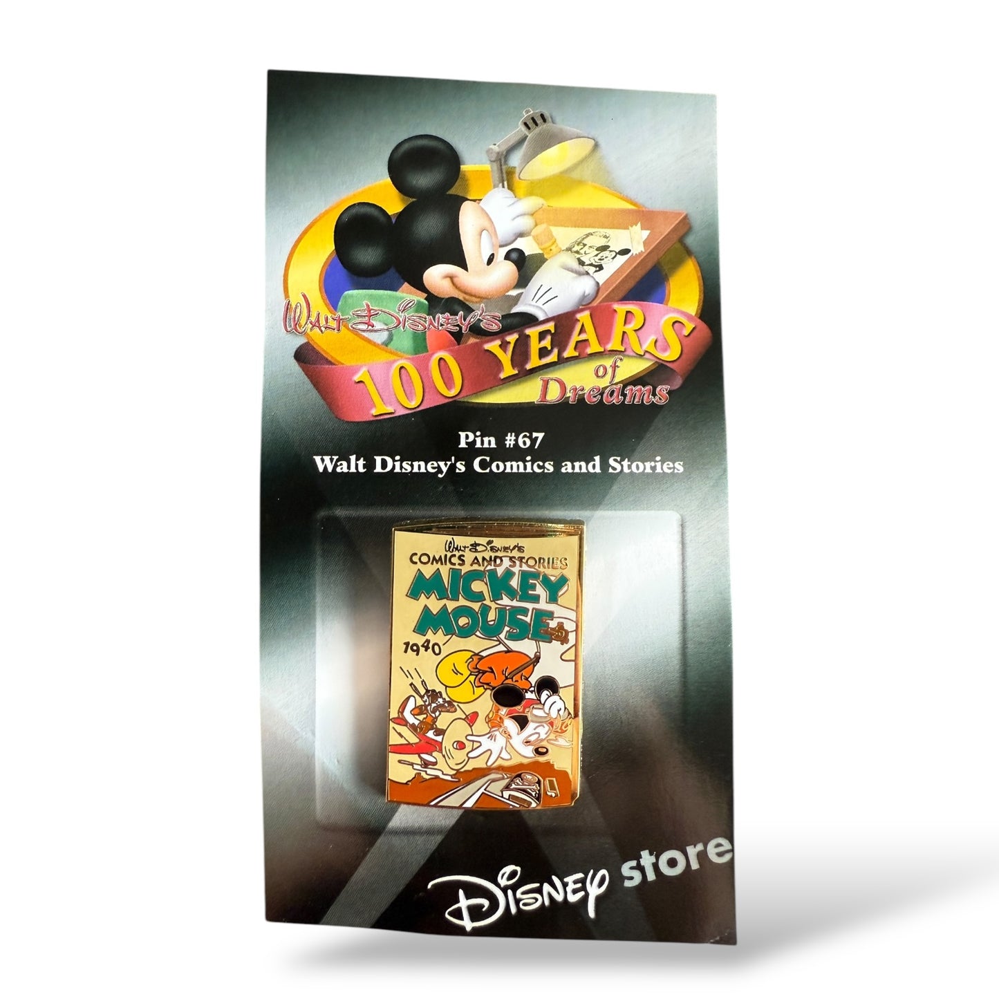 Disney Store 100 Years of Dreams Walt Disney's Comics and Stories Pin