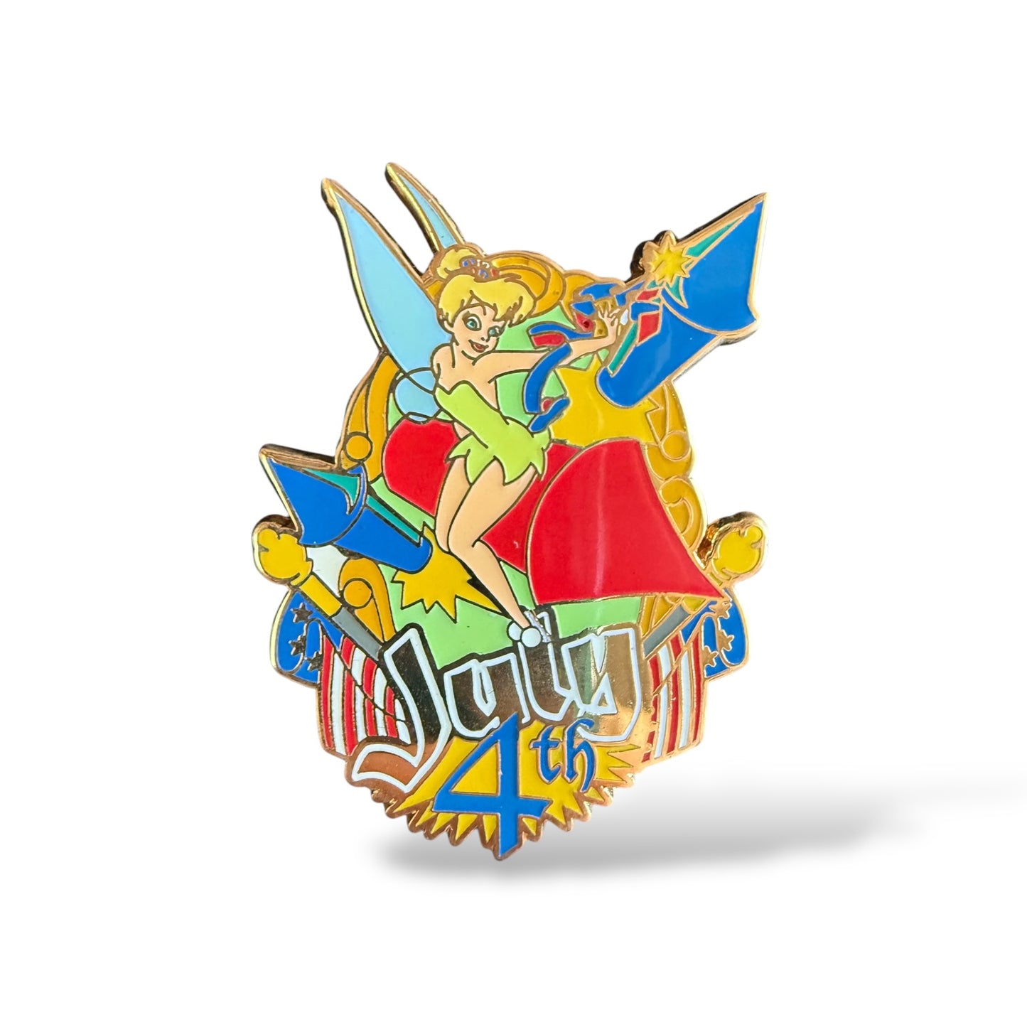 Disney Shopping Tinker Bell July 4th Independence Day Pin