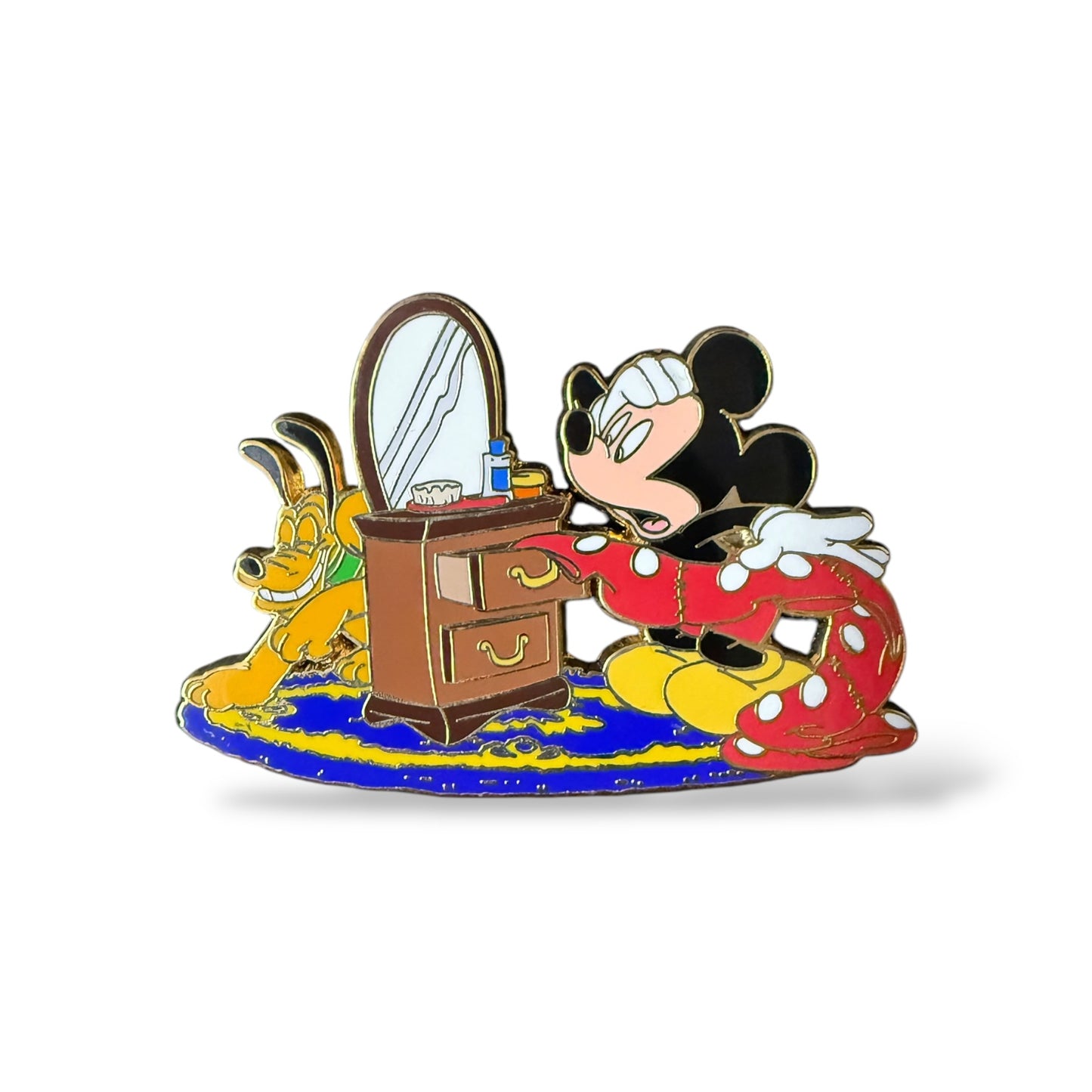 Disney Auctions April Fool's Day 2006 Mickey Mouse & Pluto Pin
