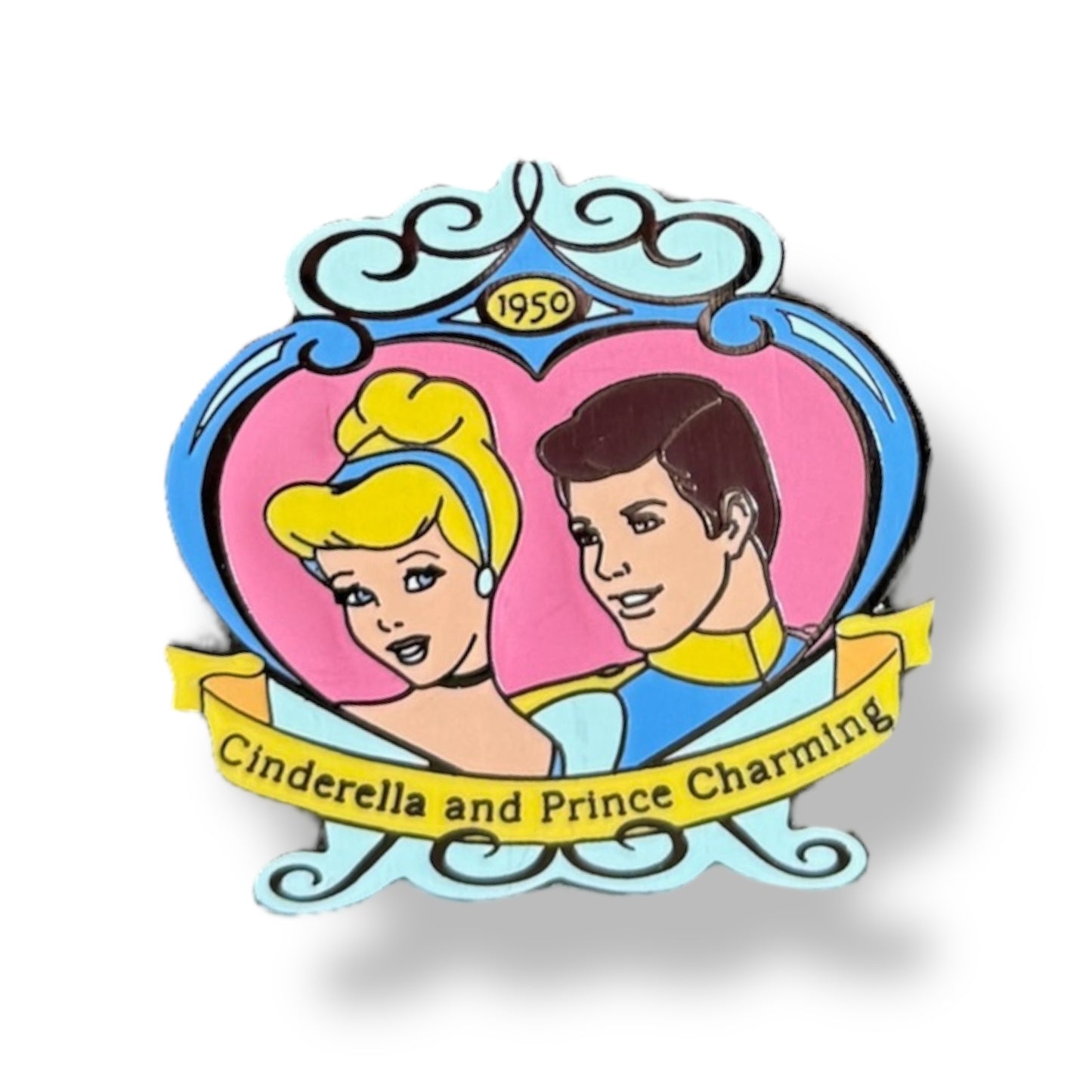 Disney Store Countdown To The Millennium Cinderella and Prince Charming Pin
