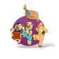Disney Auctions Three Little Pigs Patriotic Pin