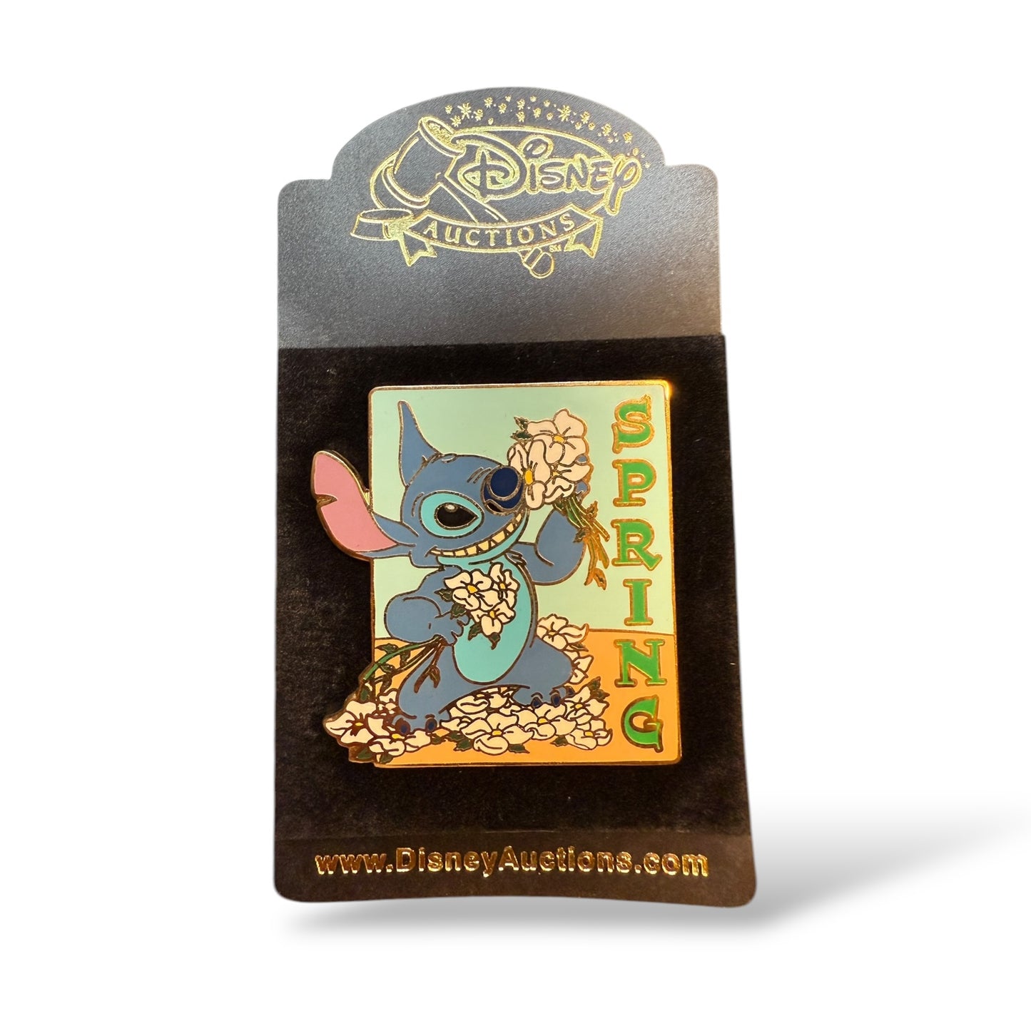 Disney Auctions Stitch Seasons Spring Pin