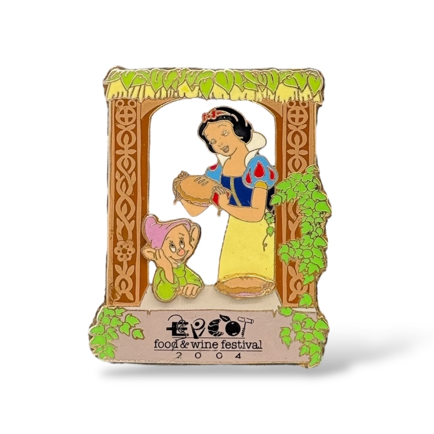 WDW Food and Wine Festival 2004 Snow White and Dopey Pin