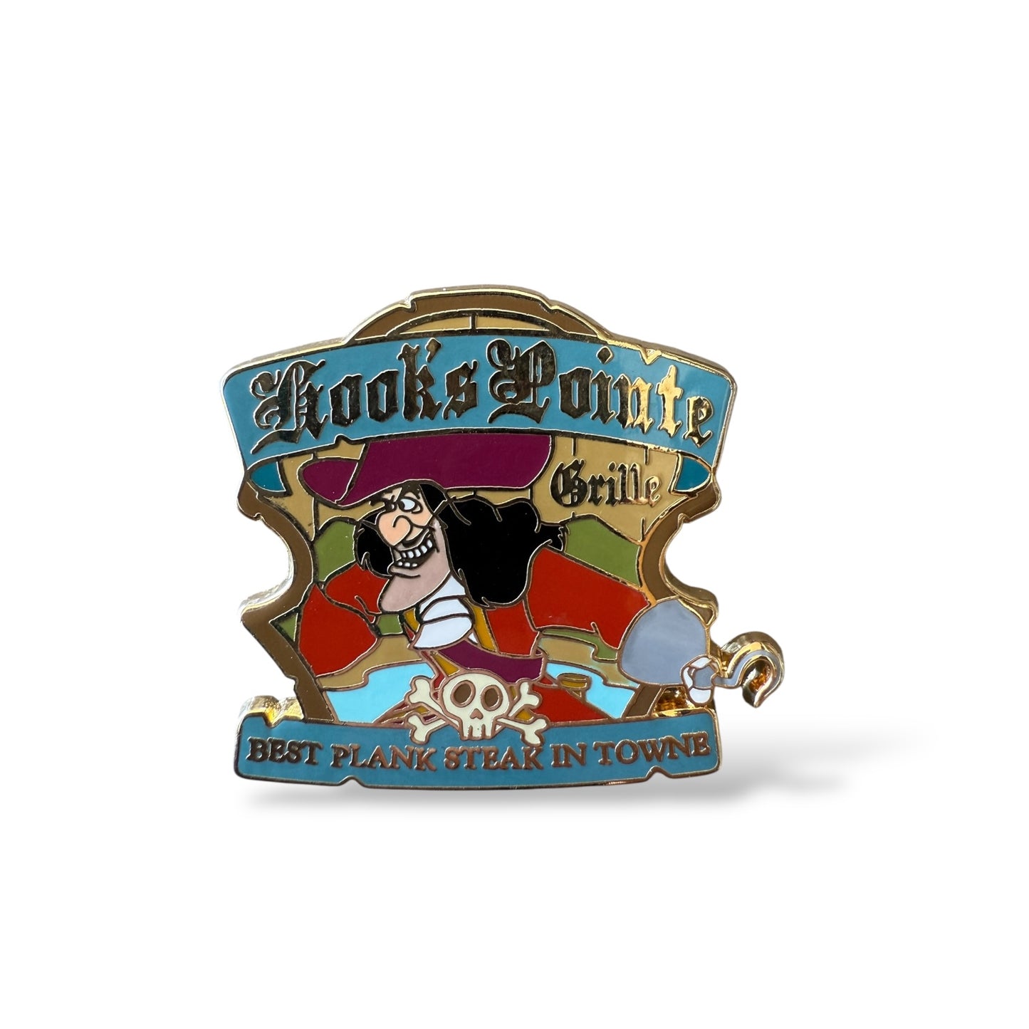 DLR Pirates of the Caribbean Collection Gift with Purchase Hook's Pointe Grill Pin