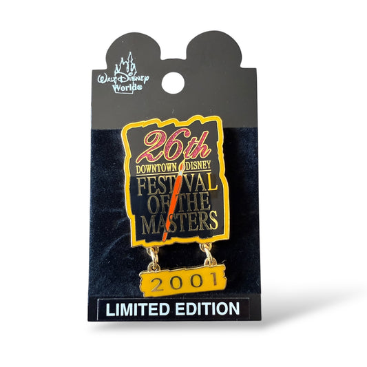 WDW 26th Annual Festival of the Masters Paintbrush Dangle Pin