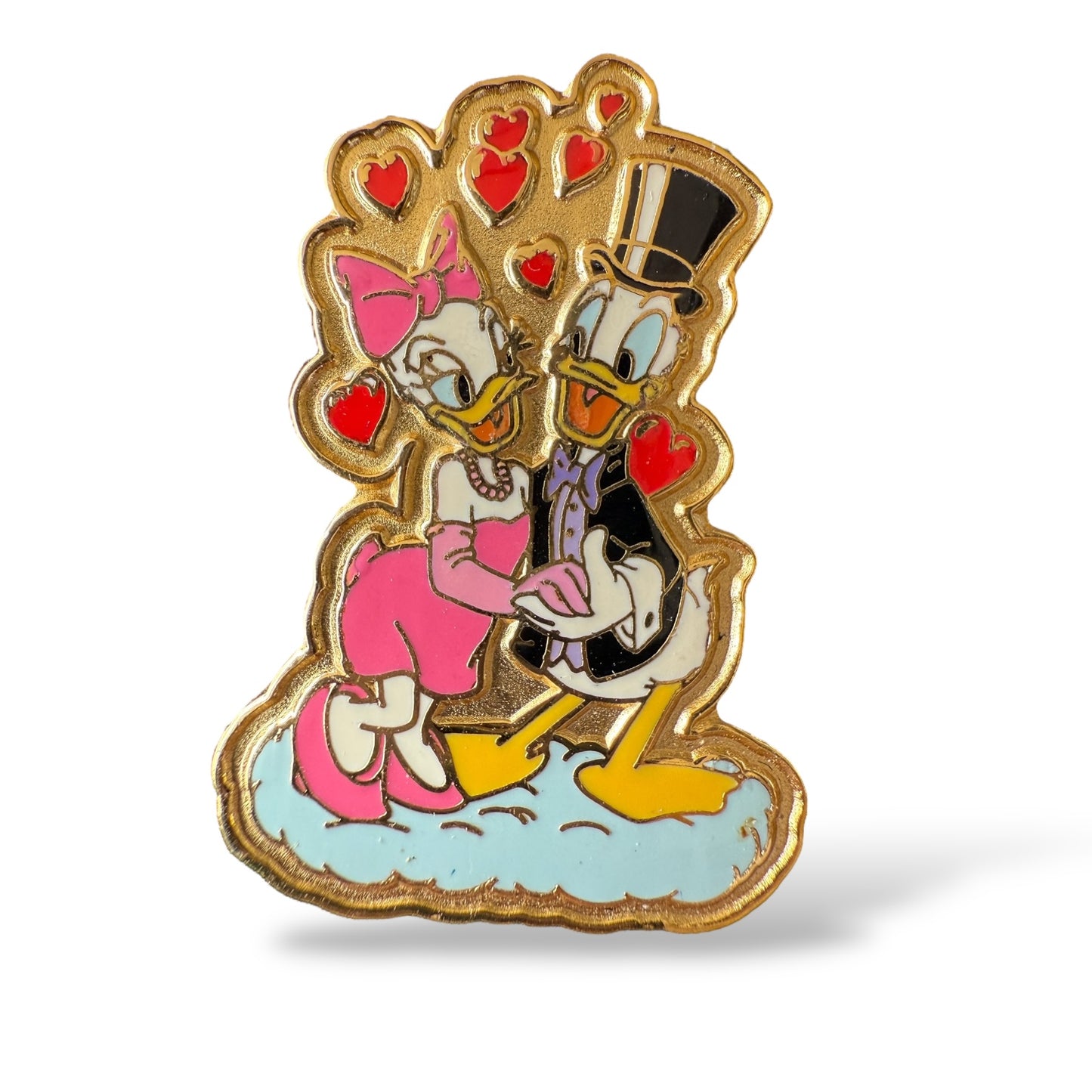 JDS Walt Disney 100th Year Kiss Donald and Daisy Pin