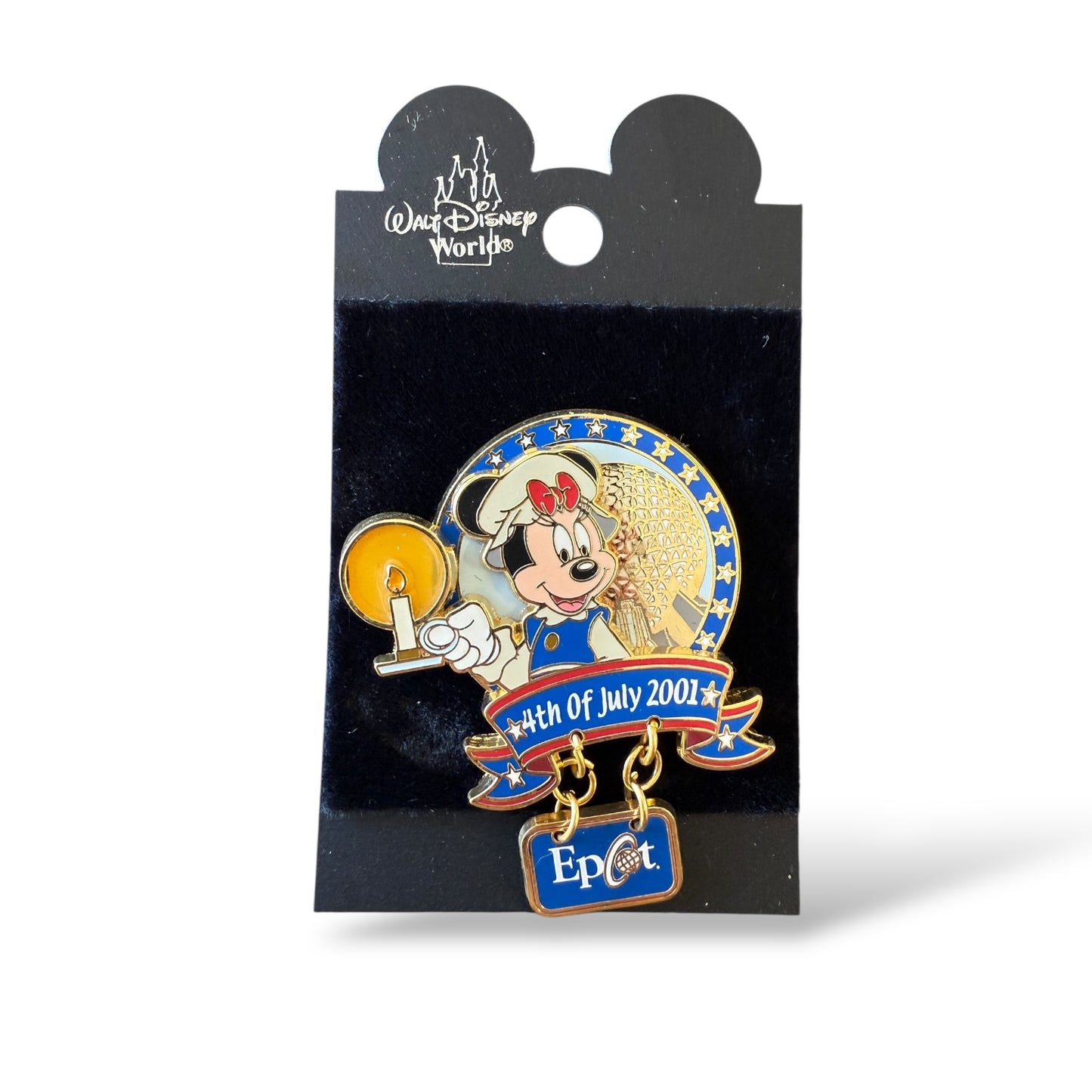 WDW 4th of July 2001 Minnie EPCOT Pin
