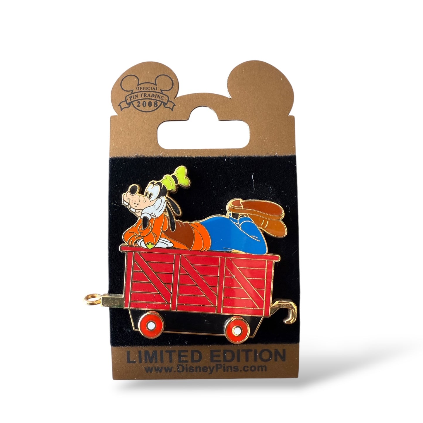 WDW Gold Card Character Train Goofy Boxcar Pin