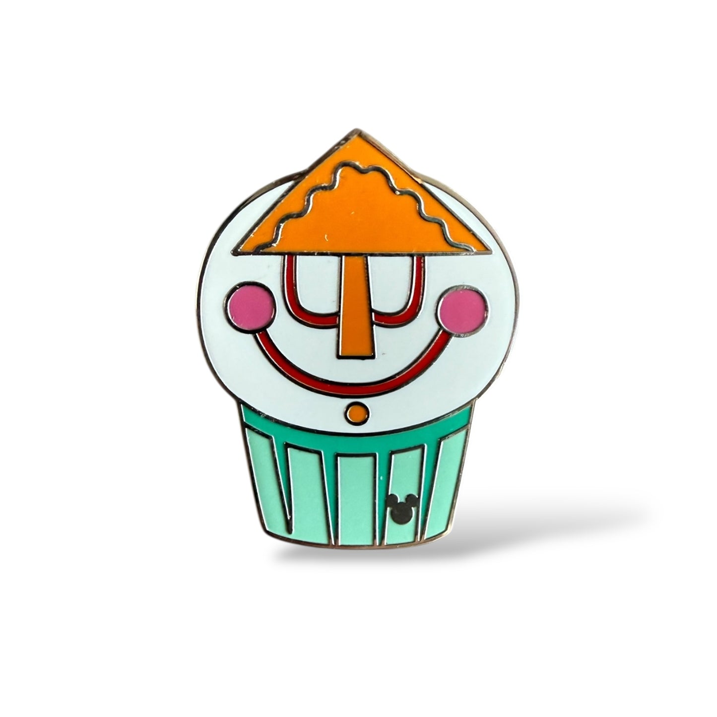 Cast Lanyard Cupcake Treats It's a Small World Hidden Mickey Pin